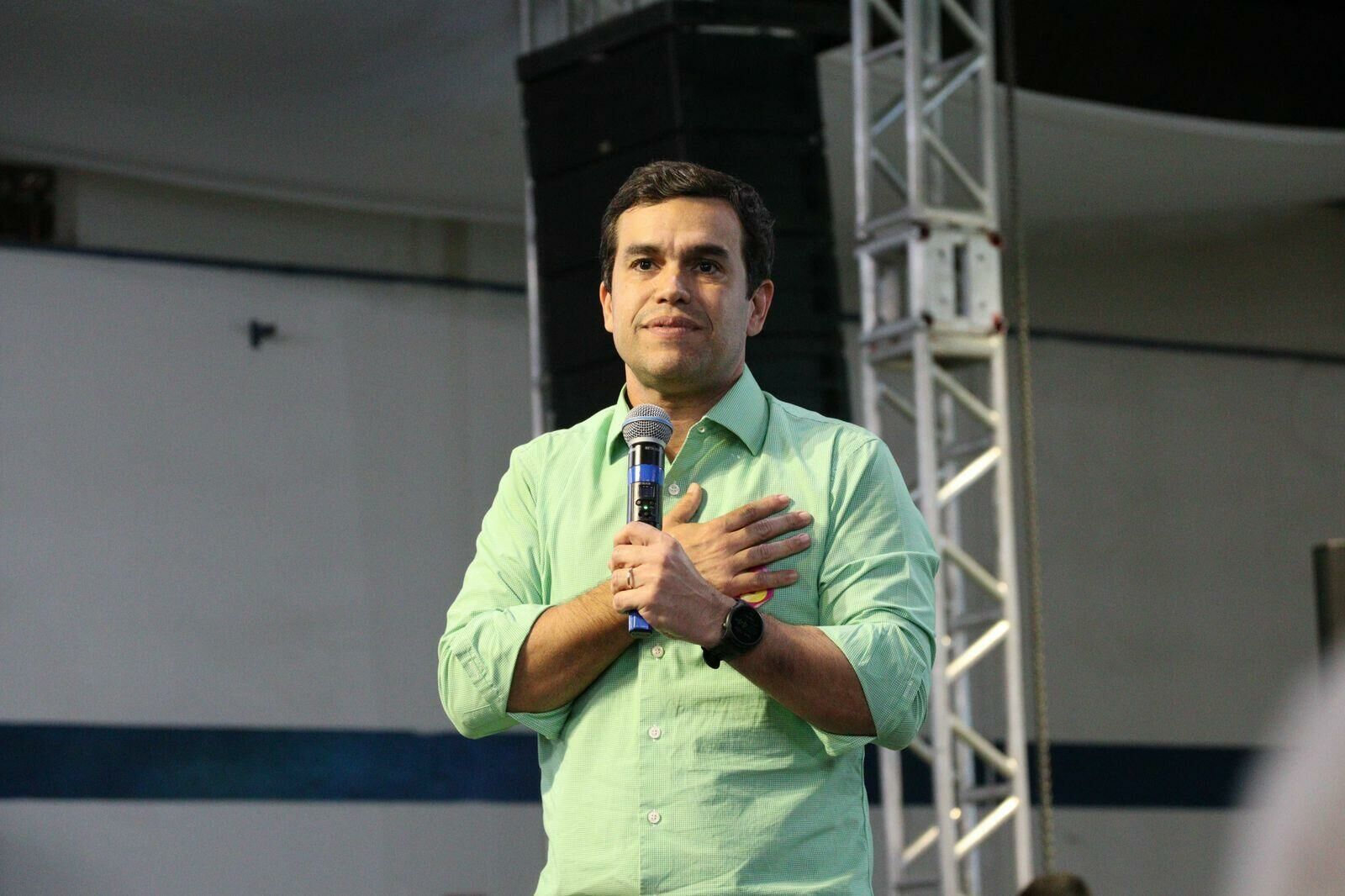 Imagem de compartilhamento para o artigo Em visita à empresa, Beto promete desburocratização para gerar empregos em Campo Grande da MS Todo dia